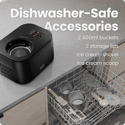 Iceman Trio Ice Cream Machine| RJ64-10-BLK-UK