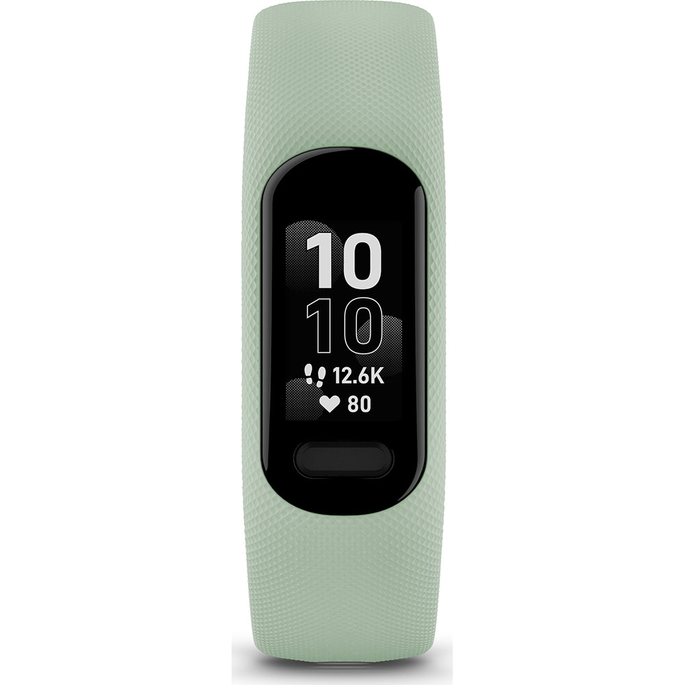Garmin vivosmart 5 Mint S/M fitness tracker with heart rate monitor, activity tracking – available at Keans Claremorris