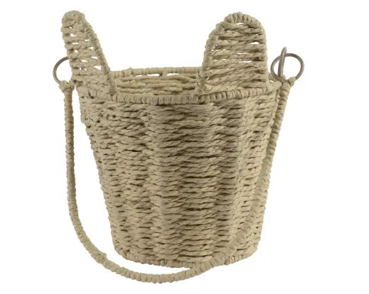 Easter Basket – Paper Rope, Bunny Ears, Natural