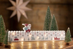 Advent Countdown LED calendar with festive lights, perfect holiday decoration - Keans Claremorris