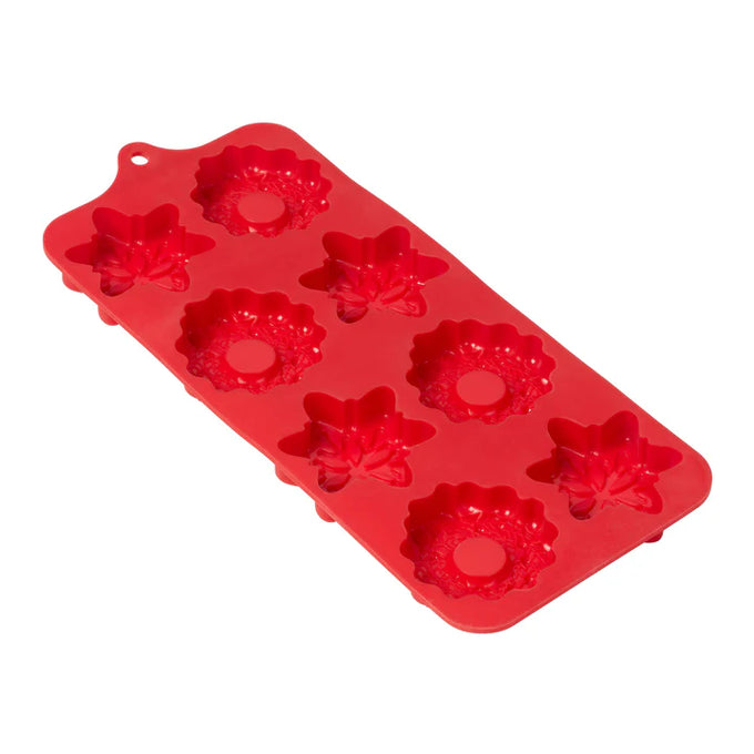 Tala Christmas Silicone Chocolate Moulds – Wreath & Snowflake Design - Image 3