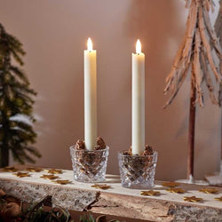 Faux Flame Table Candles  2pk - Cream
