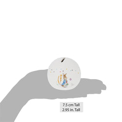 Peter Rabbit Sculpted Sphere Money Bank