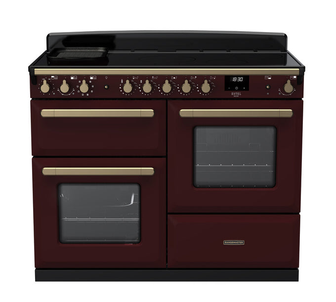 Rangemaster Induction Estel Deluxe 110cm Antique Brass Trim - Image 4