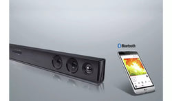 LG SK1D 100W Bluetooth Sound Bar, All-in-One, Ex-Demo, sleek design – available at Keans Claremorris