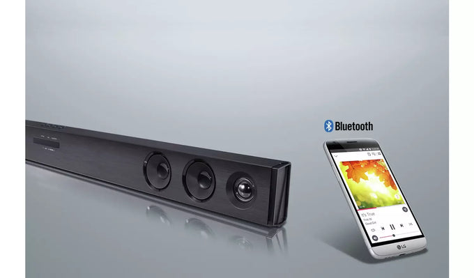 LG SK1D 100W Bluetooth Sound Bar, All-in-One, Ex-Demo, sleek design – available at Keans Claremorris