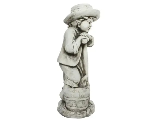 Decorative Outdoor Child Statue - Image 2