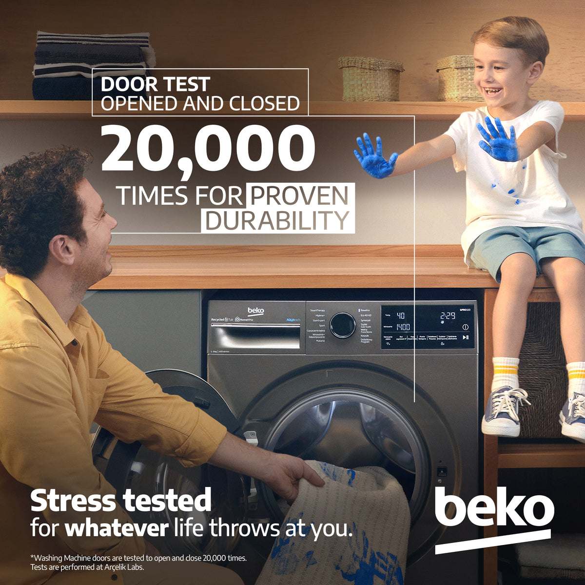 BEKO BW1O3821W 8kg 1200 Spin Washing Machine - White - Image 10
