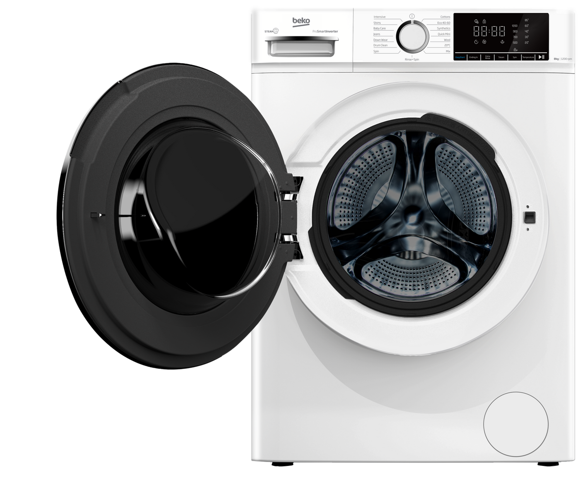 BEKO BW1O3821W 8kg 1200 Spin Washing Machine - White - Image 2