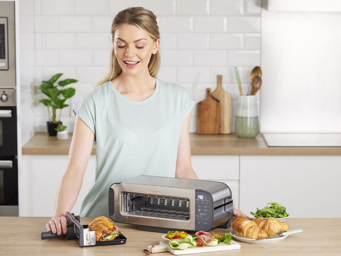 Ninja Foodi 3-in-1 Toaster, Grill & Panini Press - Stainless Steel | ST202UK - Image 2