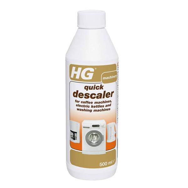 HG Quick Descaler 500ml for coffee machines, kettles, removes limescale safely, saves energy – Keans Claremorris.