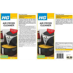 HG Air Fryer Cleaner 250ml bottle for easy grease removal, available at Keans Claremorris store.