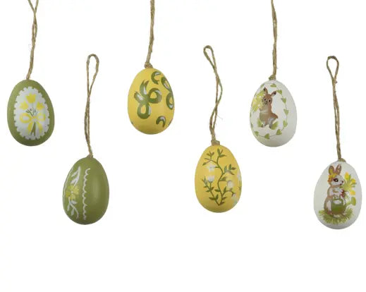 Craft Poly Easter Egg Set Mixed Colours– 6 pcs - Image 2