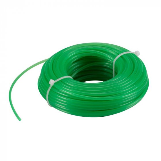 Green 2.0mm diameter trimmer line, 20m length, fits most trimmers and brush cutters - Keans Claremorris.