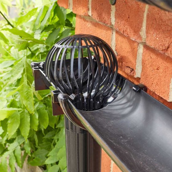 Downpipe LeafGard 2pk, 13cm diameter, keeps gutters clear of leaves, fits most gutters up to 13cm - Keans Claremorris