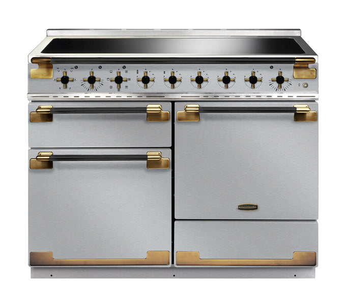 Rangemaster Elise 110cm Induction Black Edition Antique Brass Trim - Image 2