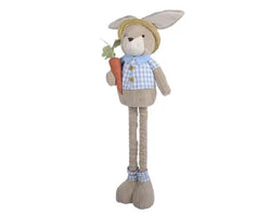 Medium Standing Easter Bunny Figurine w/Carrot 105cm
