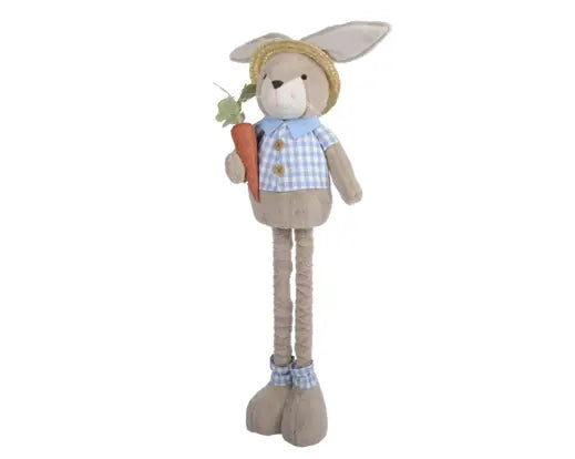 Medium Standing Easter Bunny Figurine w/Carrot 105cm - Image 2