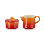 Load image into Gallery viewer, Le Creuset 300ml Milk &amp; 20ml Sugar Set Volcanic
