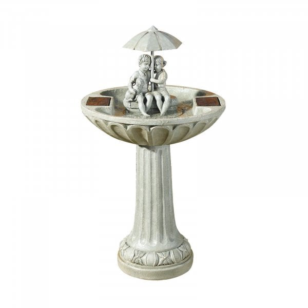 Umbrella Fountain garden water feature with cascading water, perfect for outdoor decor | Keans Claremorris