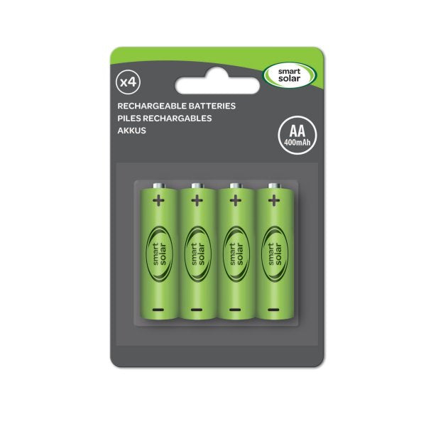 Solar Smart Re-chargable Batteries AA (4pack)