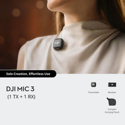 Dji Mic 3 (1 Tx + 1 Rx)