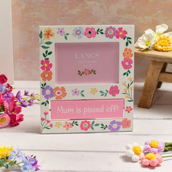 Bright & Beautiful "Mum Is..." Photo Frame with Spinning Block 21 x 24cm