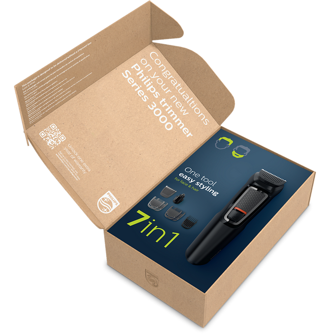 Philips Multigroom series 3000 7-in-1, Face and Hair Grooming Kit - Image 13