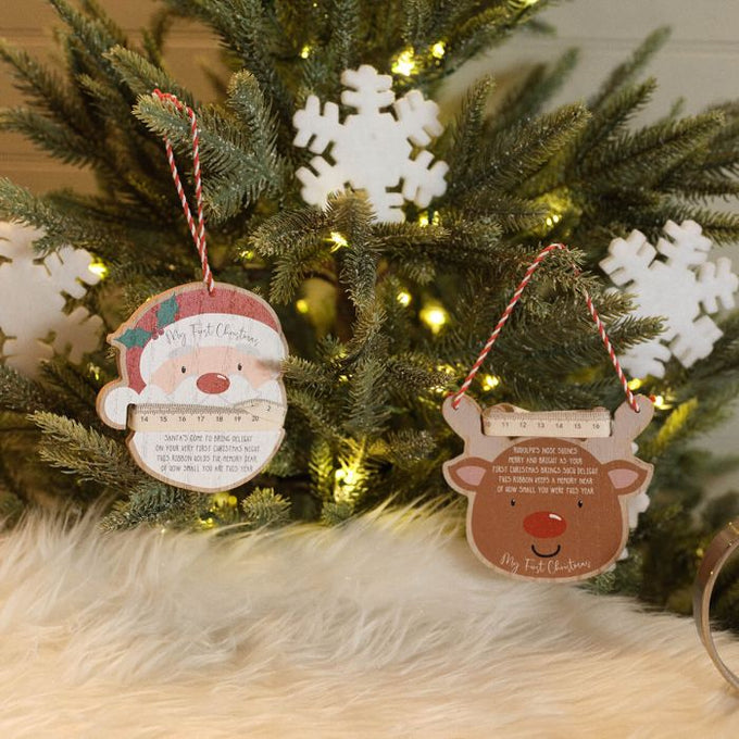 Santa Magical Feast Keepsake ''Measure Me'' Hanger Gift Boxed 2 asstd 11.5x10cm - Image 2