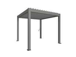 Biohort Pergola Metallic Quartz Grey Frame