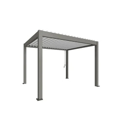 Biohort Pergola Metallic Quartz Grey Frame