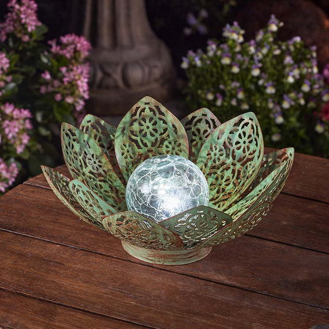 Damasque Solar Lotus - Verdigris - Image 1
