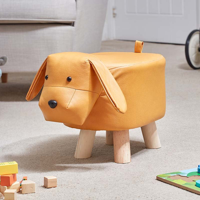 Pooch Footstool - Tan - Image 1
