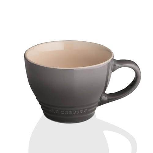 Le Creuset Stoneware Grand Mug 400ml Flint, durable, scratch-resistant, dishwasher safe, perfect for coffee or soup – Keans