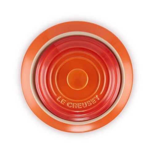 Le Creuset Volcanic Stoneware Biscuit Jar with airtight lid, durable design – available at Keans Claremorris