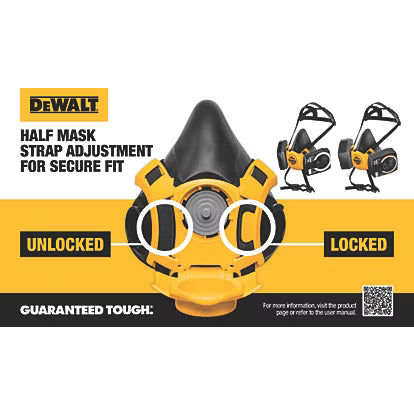 Dewalt Half Mask Respirator Medium P3 - Image 4