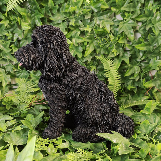 Real Life Sitting Black Cockapoo D - Image 3
