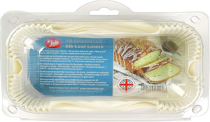 Easybake 2lb Greaseproof Loaf Liners Pack of 40 - Image 1