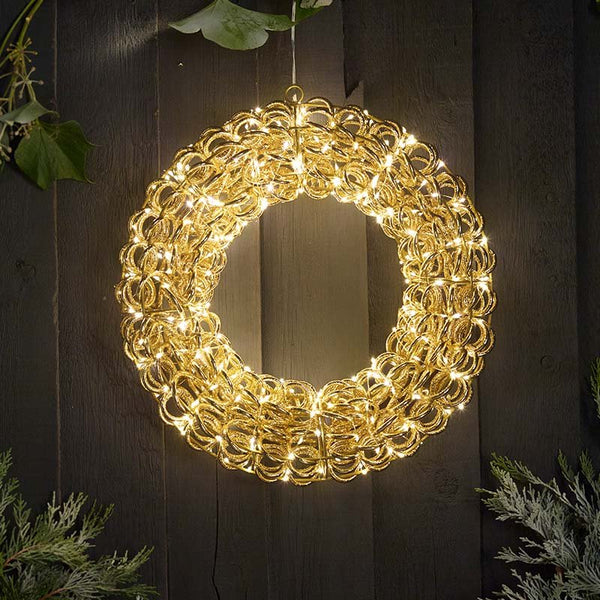 Titan Gold Wreath 60cm LV