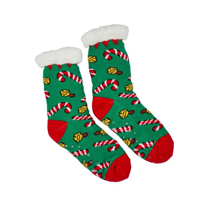 Candy Cane SlipperSocks - Image 1