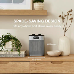 Dimplex 2kW Upright Fan Heater with Variable Stat & Cool Blow| DXUC2BS