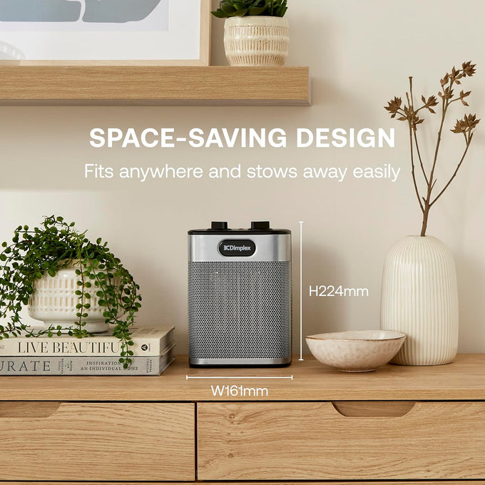 Dimplex 2kW Upright Fan Heater with Variable Stat & Cool Blow| DXUC2BS - Image 3
