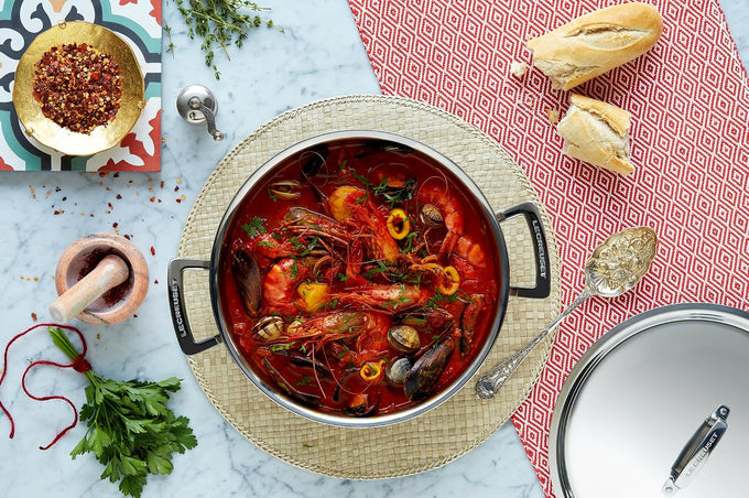 Le Creuset Classic 3-ply Stainless Steel Deep Casserole 20cm - Image 6