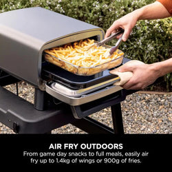 Ninja MO201UK Artisan Electric Outdoor Pizza Oven & Air Fryer in Stainless Steel - Keans Claremorris