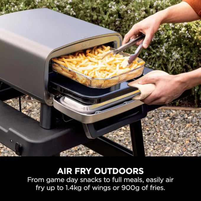 Ninja MO201UK Artisan Electric Outdoor Pizza Oven & Air Fryer in Stainless Steel - Keans Claremorris