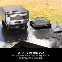 Ninja MO201UK Artisan Electric Outdoor Pizza Oven & Air Fryer in Stainless Steel – Keans Claremorris