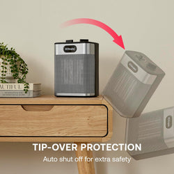 Dimplex 2kW Upright Fan Heater with Variable Stat & Cool Blow| DXUC2BS