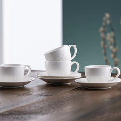Erne Espresso Cup & Saucer Set of 4