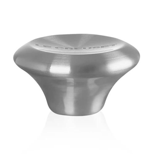 Le Creuset 57mm Stainless Steel Knob for cookware lids, durable replacement part – available at Keans Claremorris.