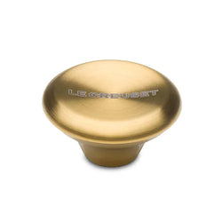 Le Creuset 57mm Light Gold Stainless Steel Knob, oven-safe, ergonomic grip for cast iron cookware – Keans Claremorris